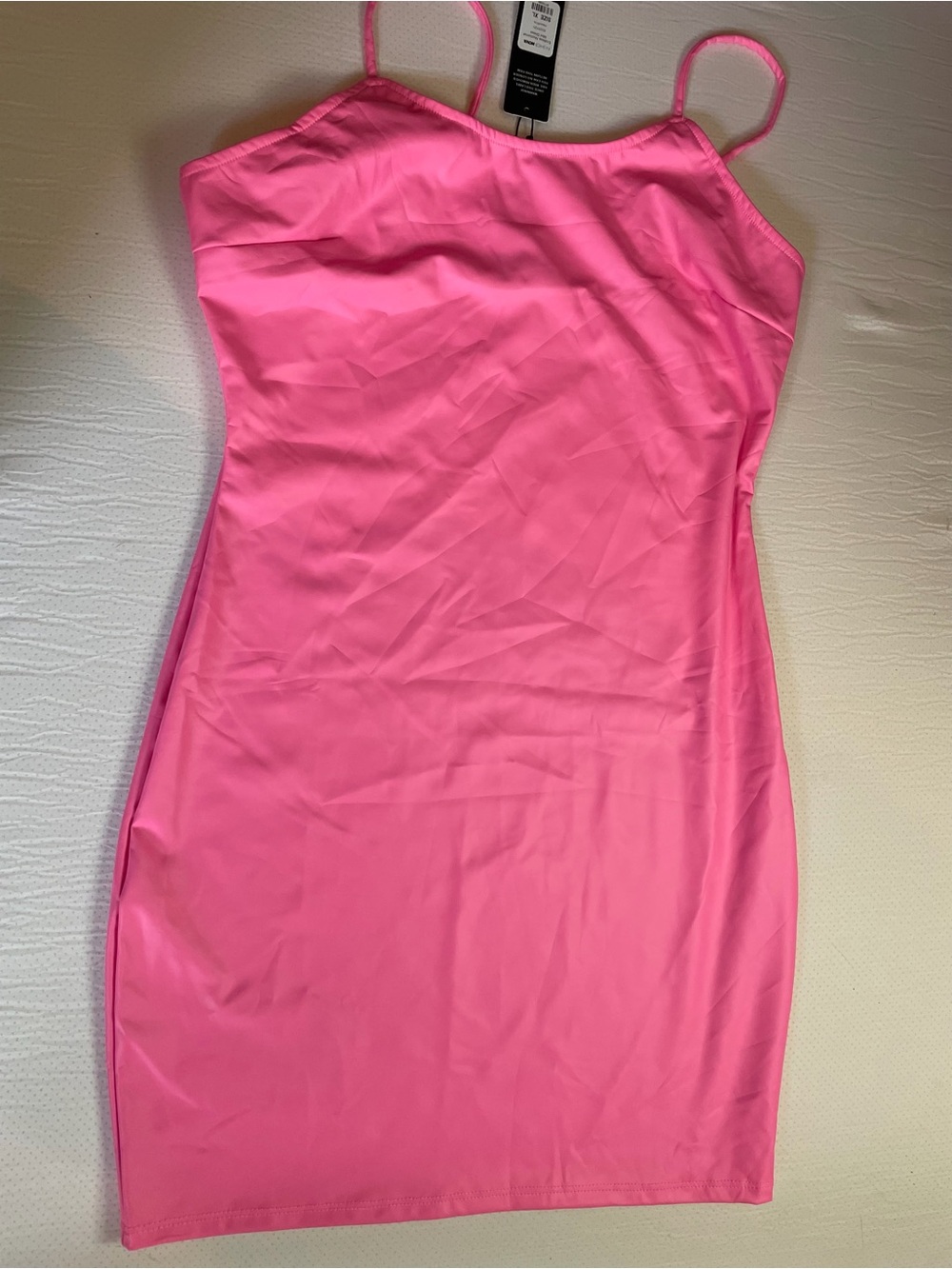 Fashion Nova Hot Pink Cami Bodycon Mini Dress